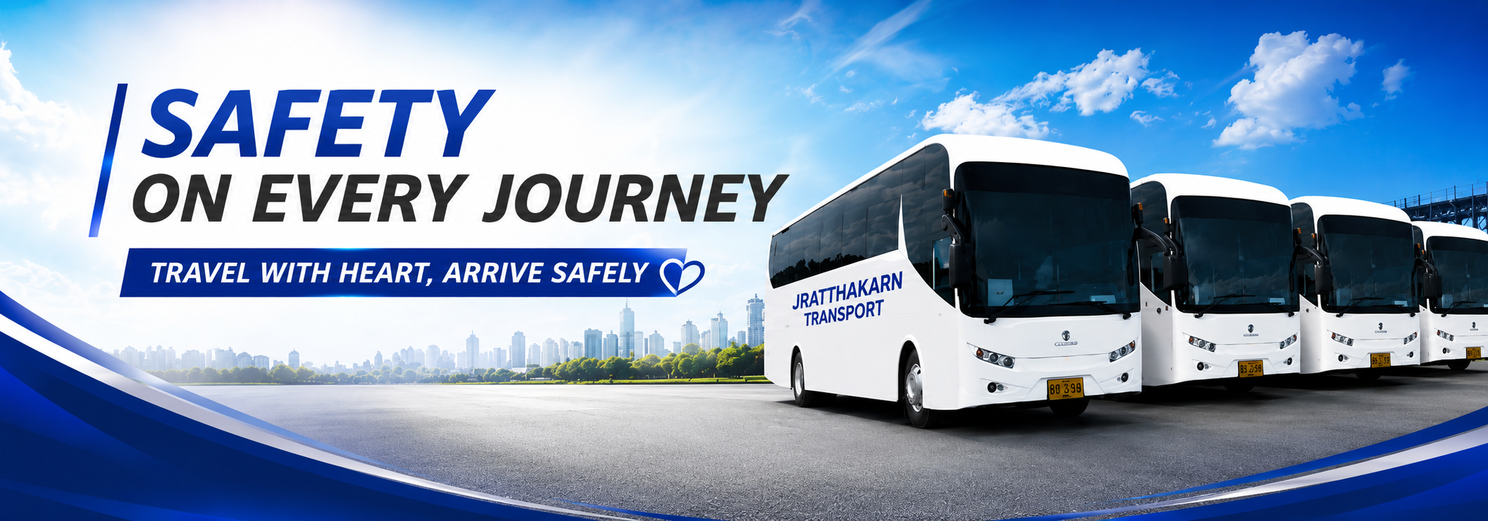 Bus Rental Service with Jkjiratthakarn Transport
